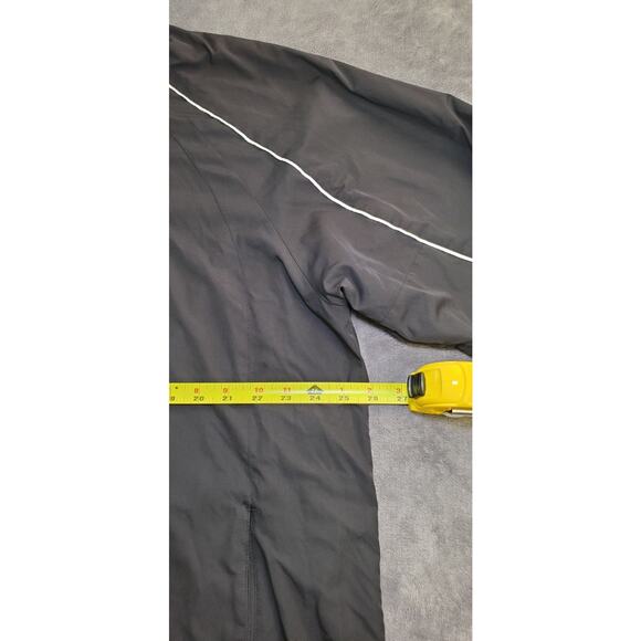 Adidas Nebraska Jacket Sz XL Men's Black Golf Windbreaker Full Zip C14-8 - Picture 4 of 10